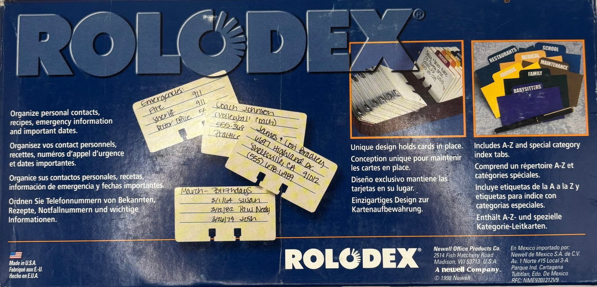 250 Card Capacity Open Card File - Hunter Green, Item # 67323