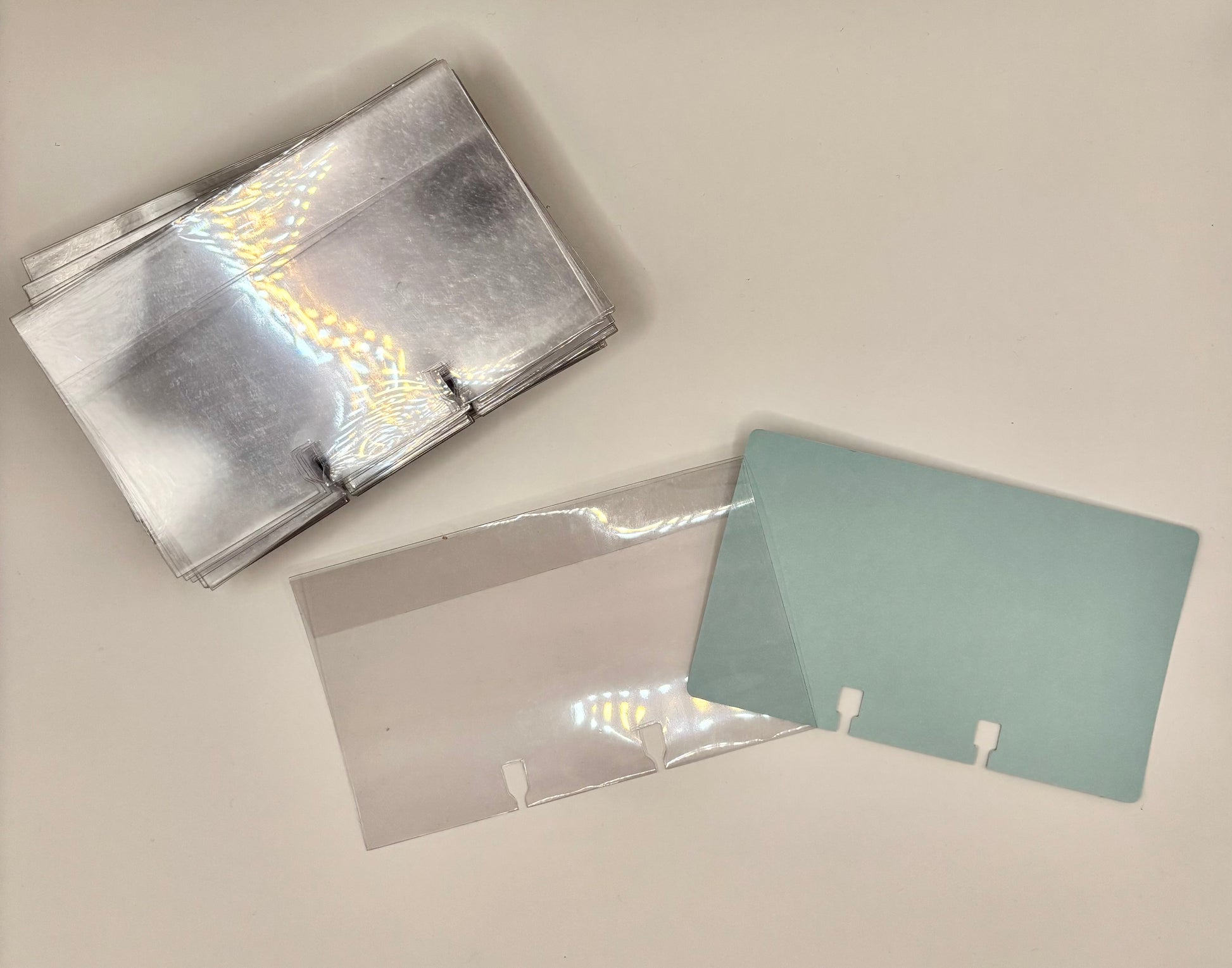 3" x 5" Rolodex Clear Card Protectors 50/pk, Item #67682