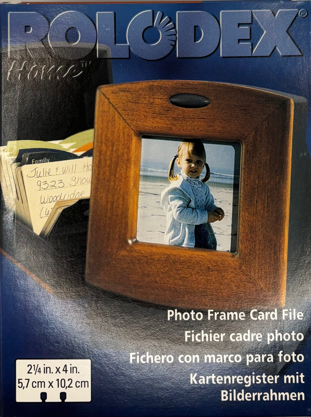 Photo Frame Card File Cherry, Item # 67382