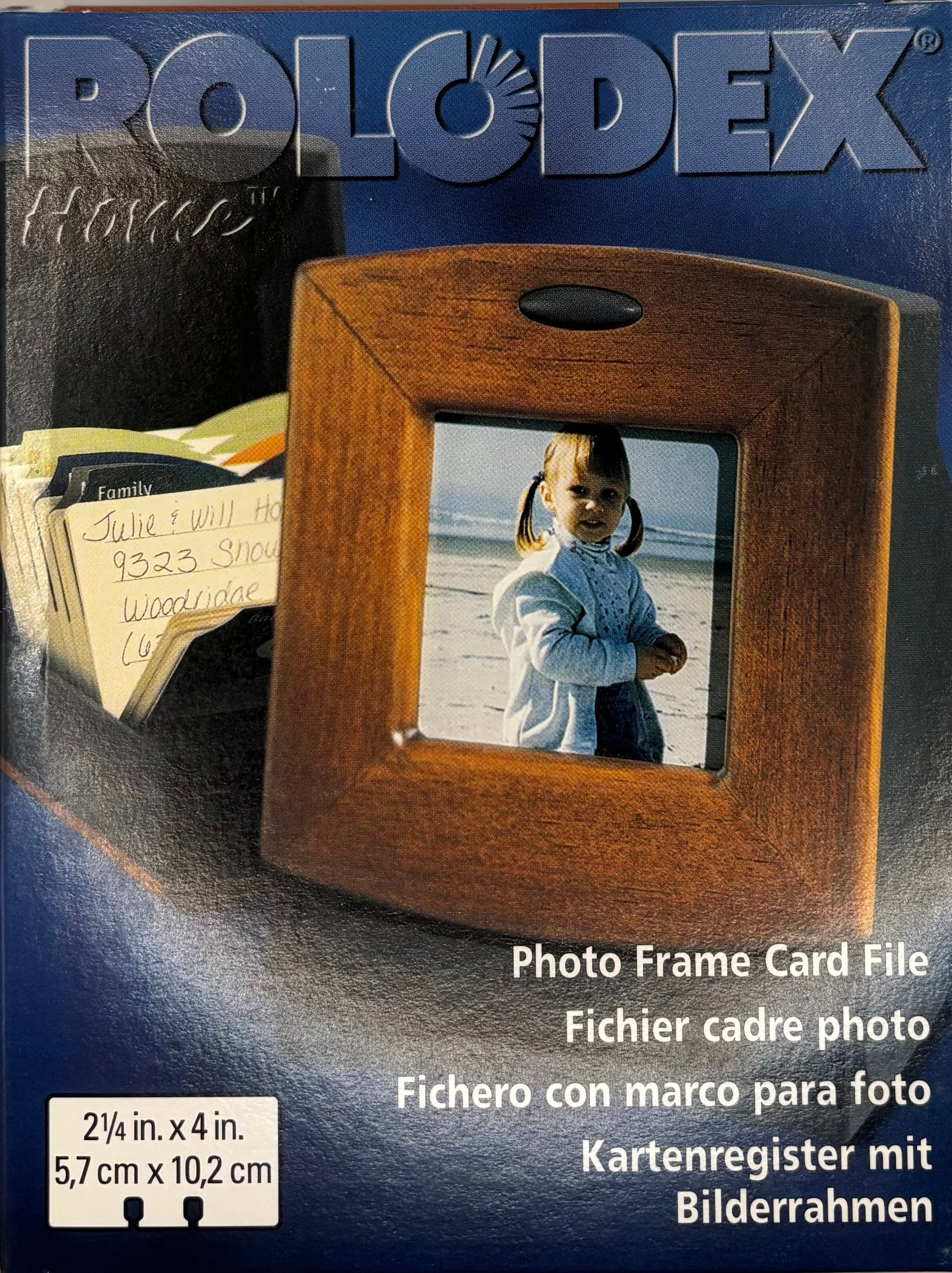 Photo Frame Card File Cherry, Item # 67382