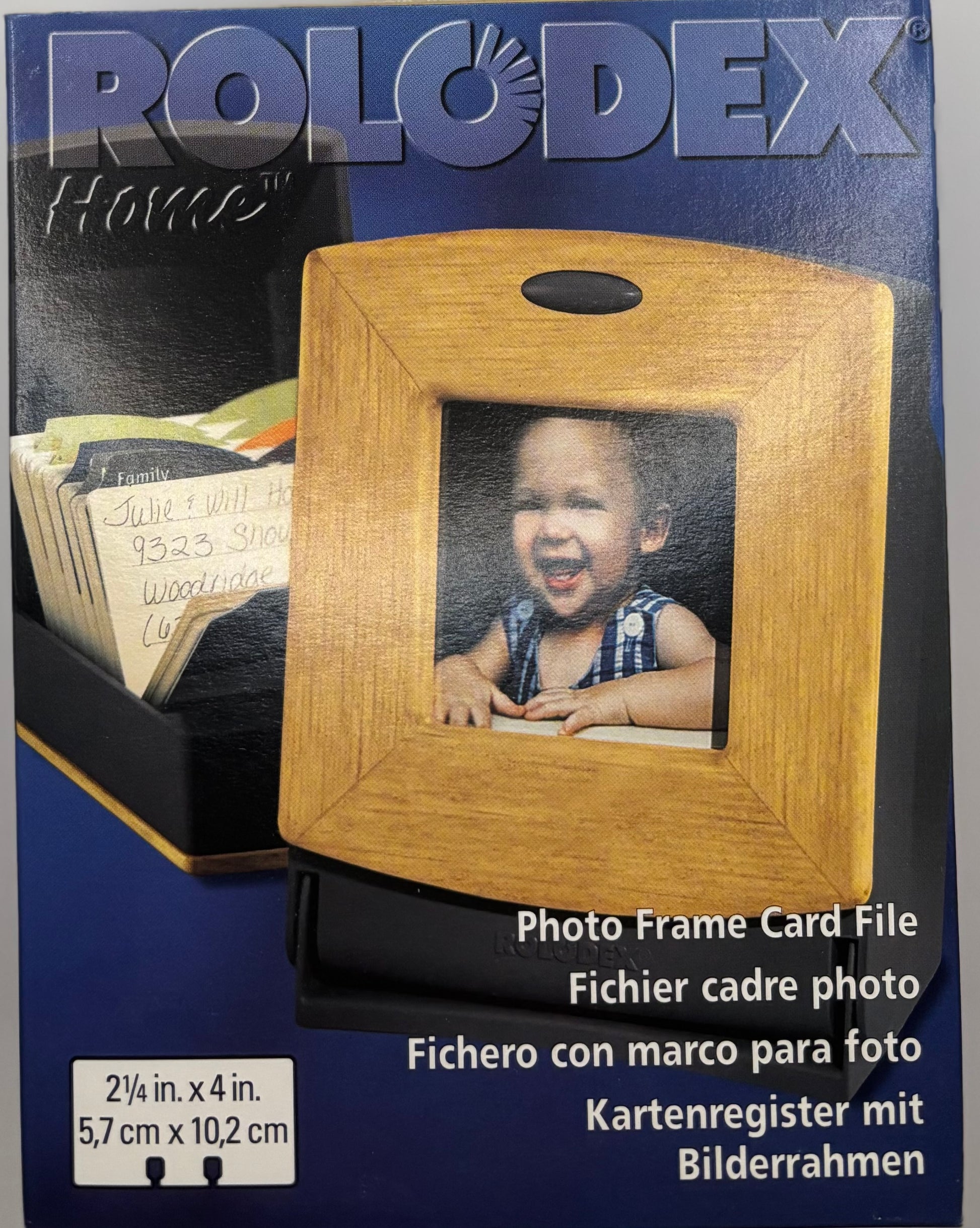 Photo Frame Card File Light Oak, Item # 67381