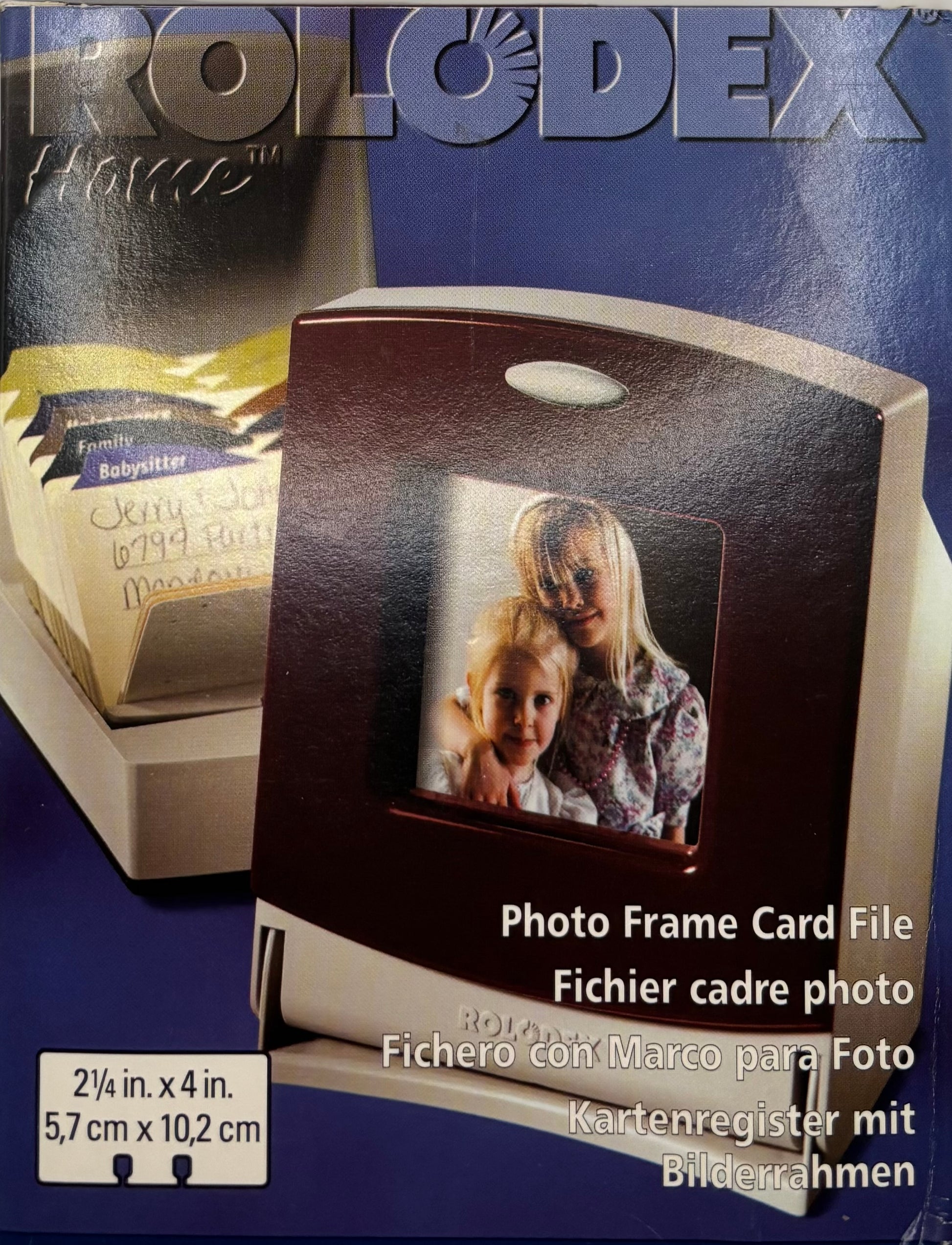 Photo Frame Card File Burgundy, Item # 67378