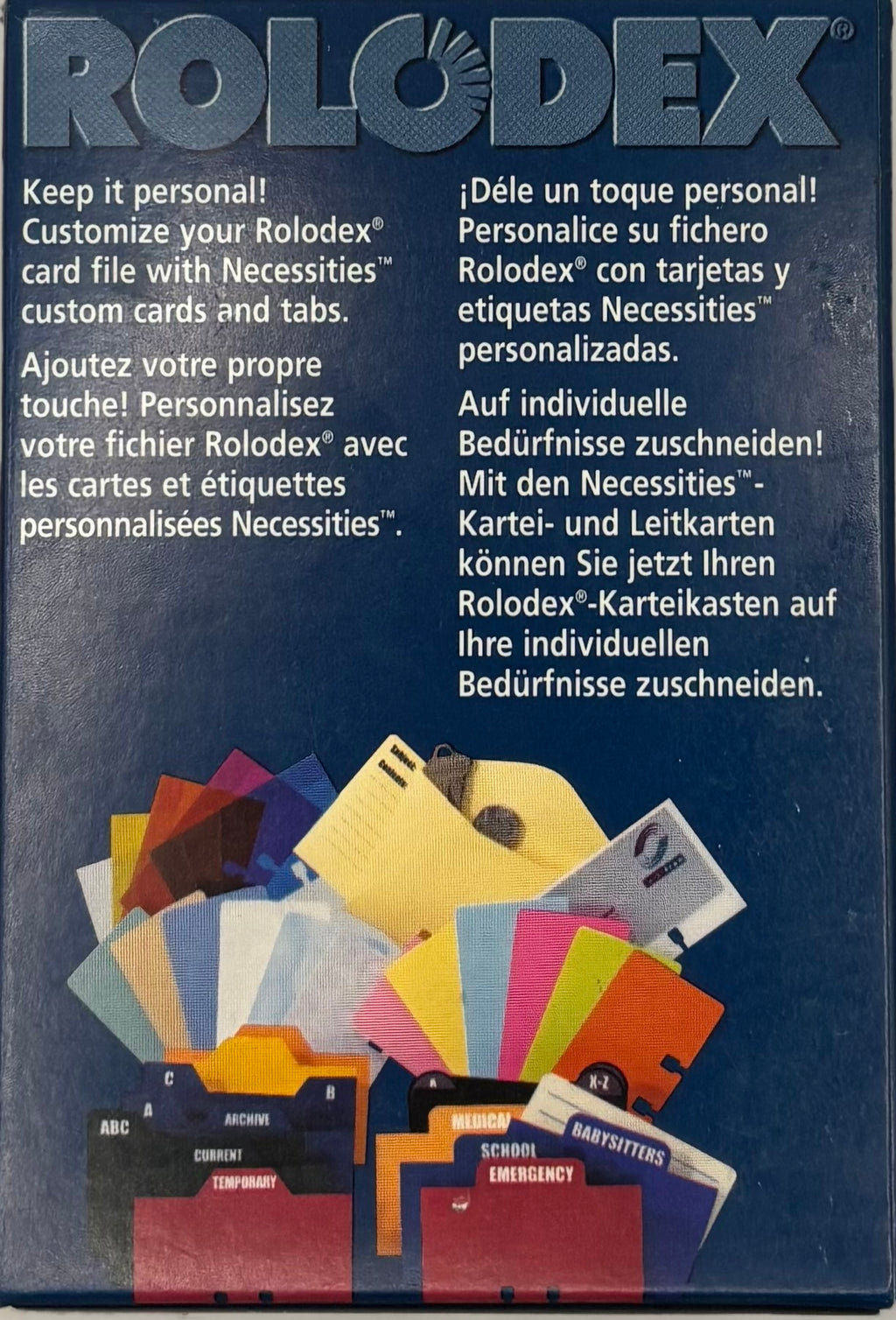 Rolodex Card File - Burgundy, Item # 67344