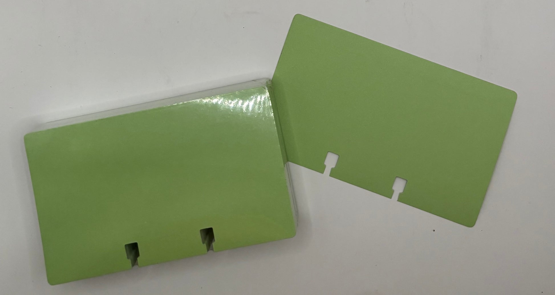 100 - 3" x 5" Green Refill Cards for Rolodex Card Files, Item #G67582