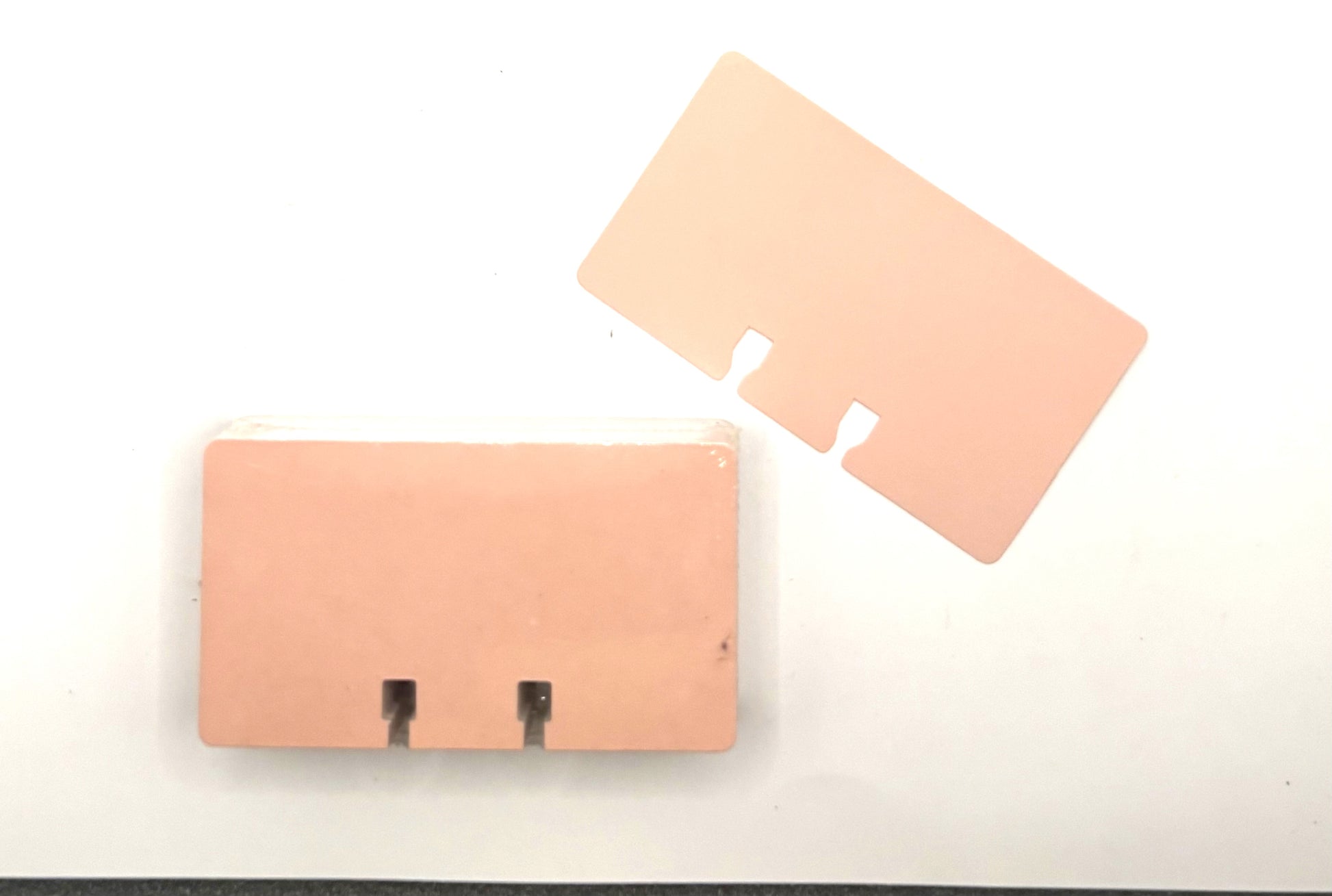 100 - 2 1/4" X 4" Pink Refill Cards for Rolodex Card Files, Item # 67557