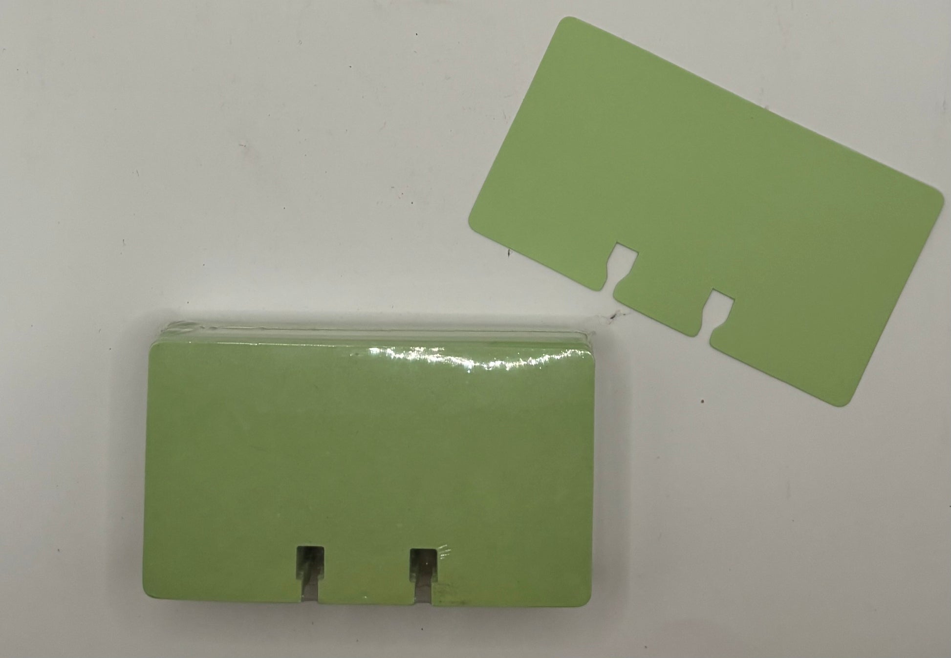 100 - 2 1/4" X 4" Green Refill Cards for Rolodex Card Files, Item # 67554