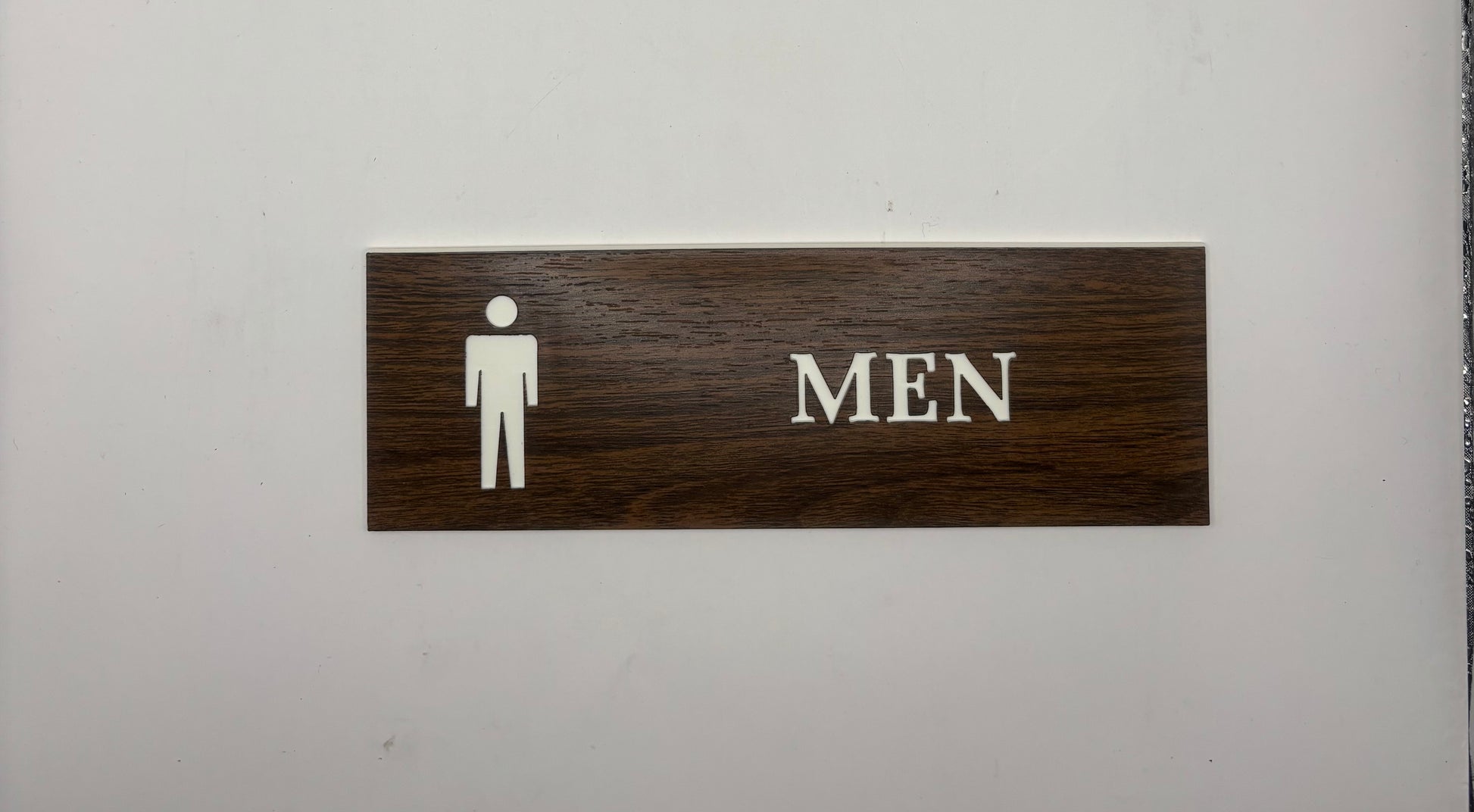 Men Sign, (8 1/4" x 2 3/4"), Item # 20415