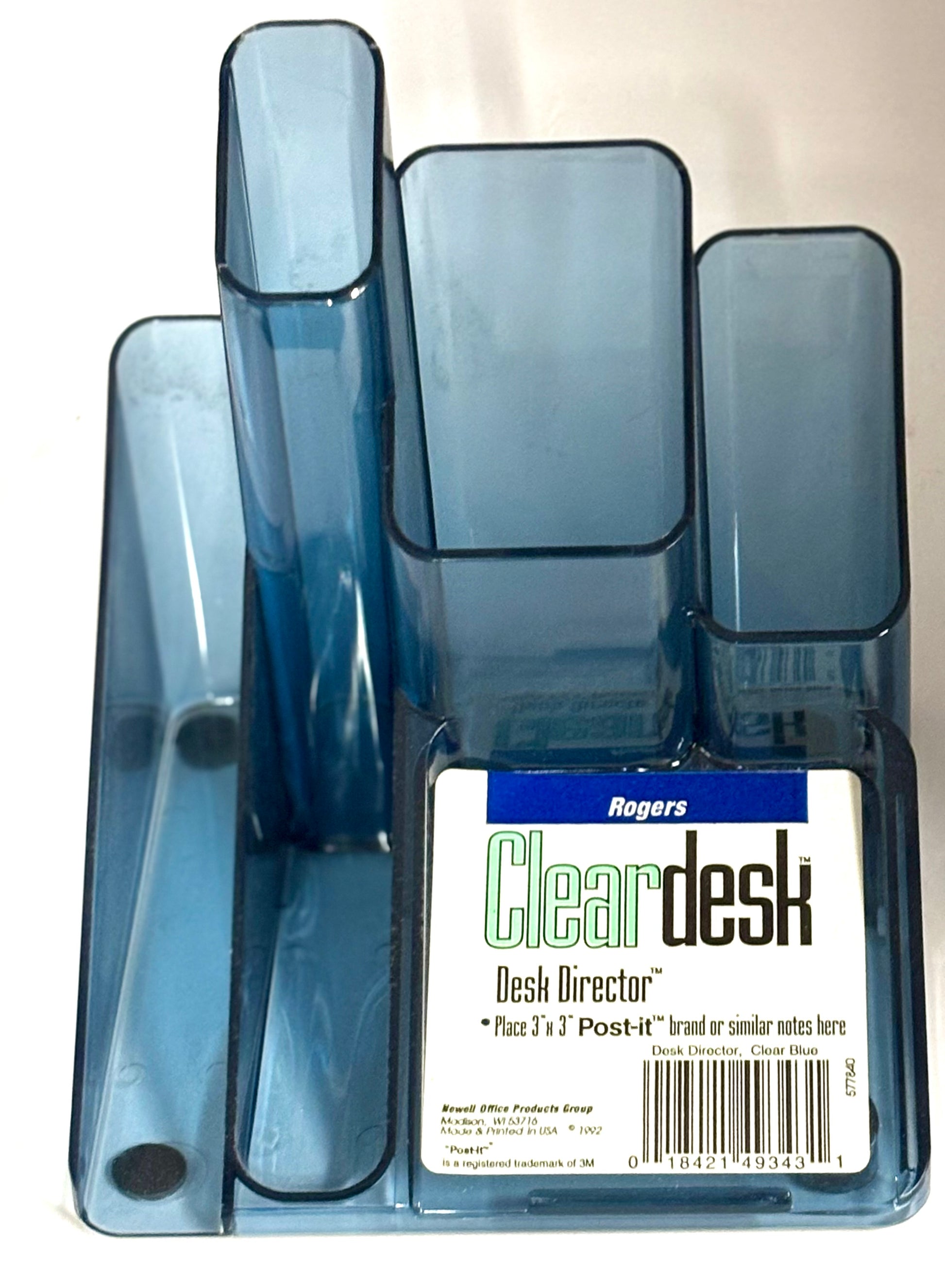 Desk Director, Clear Blue, Item # 49343