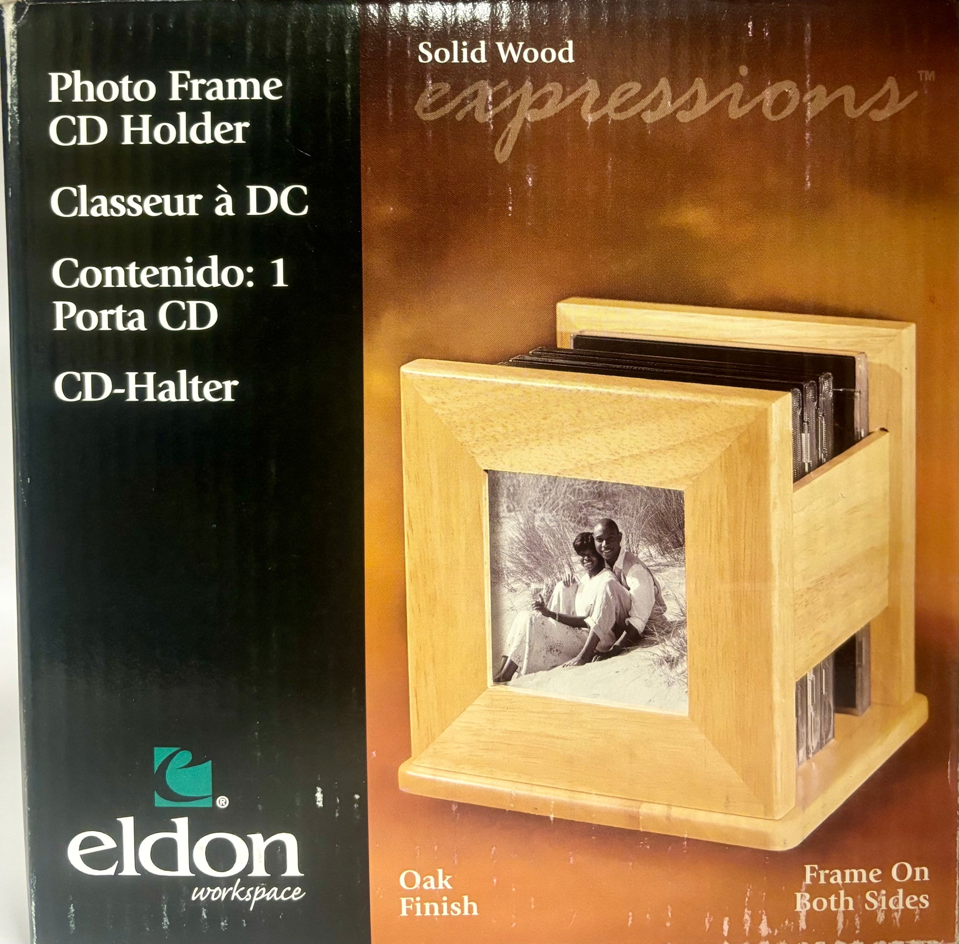 Expressions Photo Frame CD Holder Oak, Item #24785